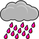 download Raincloud clipart image with 135 hue color