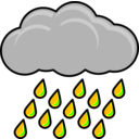 download Raincloud clipart image with 225 hue color