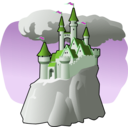 download Castle clipart image with 90 hue color