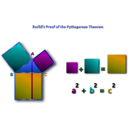 download Euclids Pythagorean Theorem Proof Remix 2 clipart image with 180 hue color