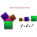 download Euclids Pythagorean Theorem Proof Remix 2 clipart image with 270 hue color
