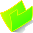 download Folder Yellow clipart image with 45 hue color