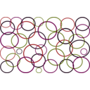 download Wallpaper Circles clipart image with 315 hue color