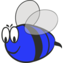 download Abeja clipart image with 180 hue color
