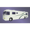 download Diesel Motorhome clipart image with 45 hue color