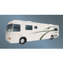 download Diesel Motorhome clipart image with 0 hue color