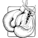 download Boxing Gloves clipart image with 0 hue color
