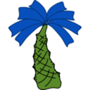 download Green Palm clipart image with 90 hue color