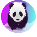 download Save The Pandas clipart image with 90 hue color