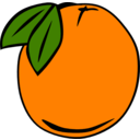 download Simple Fruit Orange clipart image with 0 hue color