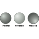 download Grey Web Button Template clipart image with 45 hue color
