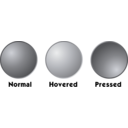 download Grey Web Button Template clipart image with 135 hue color