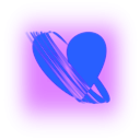 download Abstract Heart clipart image with 225 hue color