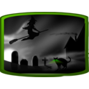 download Dark Spooky Landscape Ii clipart image with 90 hue color