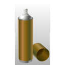 download Spray Paint clipart image with 180 hue color