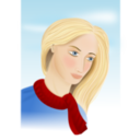 download Woman clipart image with 0 hue color