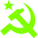 download Hammer And Sickle clipart image with 90 hue color
