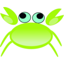 download Red Crab clipart image with 90 hue color
