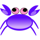 download Red Crab clipart image with 270 hue color