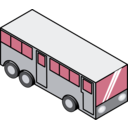 download Iso Bus clipart image with 135 hue color