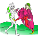 download Dance Macabre 5 clipart image with 45 hue color