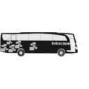 download Bus Vehicle clipart image with 180 hue color