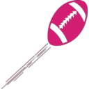 download American Football clipart image with 315 hue color
