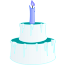 download Cake clipart image with 180 hue color