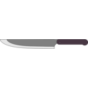 download Kitchen Knife clipart image with 315 hue color