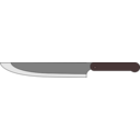 download Kitchen Knife clipart image with 0 hue color