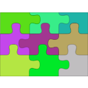 download Puzzle clipart image with 90 hue color