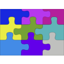 download Puzzle clipart image with 225 hue color
