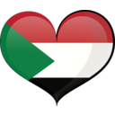 download Sudan Heart Flag clipart image with 0 hue color