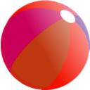 download Beach Ball clipart image with 315 hue color
