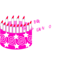 download Buon Compleanno clipart image with 315 hue color