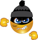 Thief Smiley Emoticon