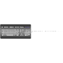 download Keyboard clipart image with 135 hue color