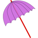 download Umbrella Parasol Pink Tranparent clipart image with 315 hue color