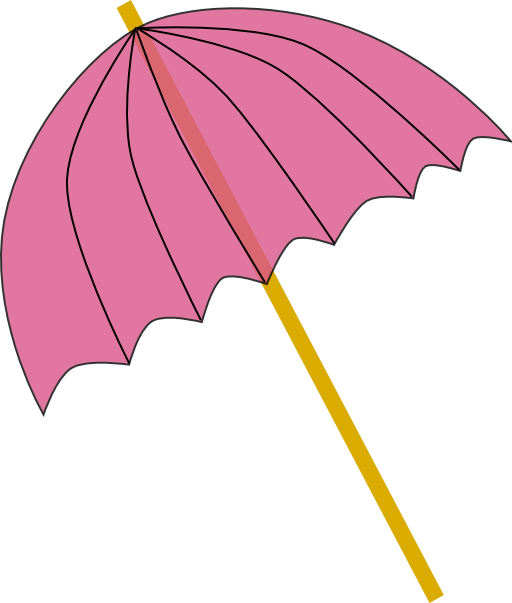 Umbrella Parasol Pink Tranparent Clipart I2clipart Royalty Free Public Domain Clipart