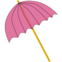 download Umbrella Parasol Pink Tranparent clipart image with 0 hue color