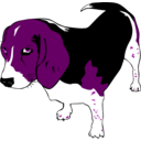 download Copper The Beagle clipart image with 270 hue color