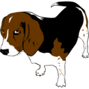 download Copper The Beagle clipart image with 0 hue color