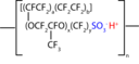 Nafion Protonic Membrane Chemical Structure