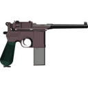 download Mauser C96 clipart image with 135 hue color