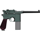 download Mauser C96 clipart image with 315 hue color