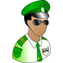 download Soldier clipart image with 0 hue color