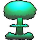 download Nuclear Explosion clipart image with 135 hue color