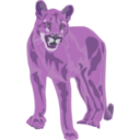 download Tiger clipart image with 270 hue color