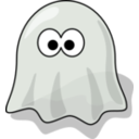 download Cartoon Ghost clipart image with 225 hue color