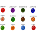 download Birthstones clipart image with 0 hue color